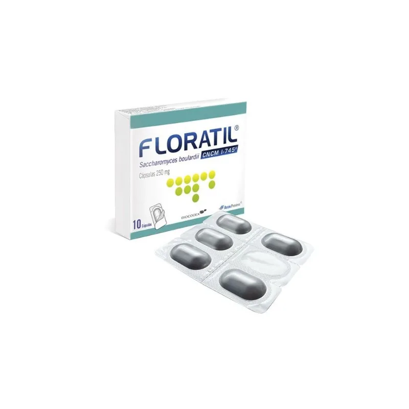 Floratil 250 Mg Caja con 10 Cápsulas