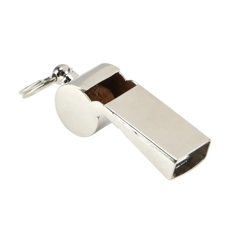 Apito de plástico preto kipsta WHISTLE METAL, UNIQUE