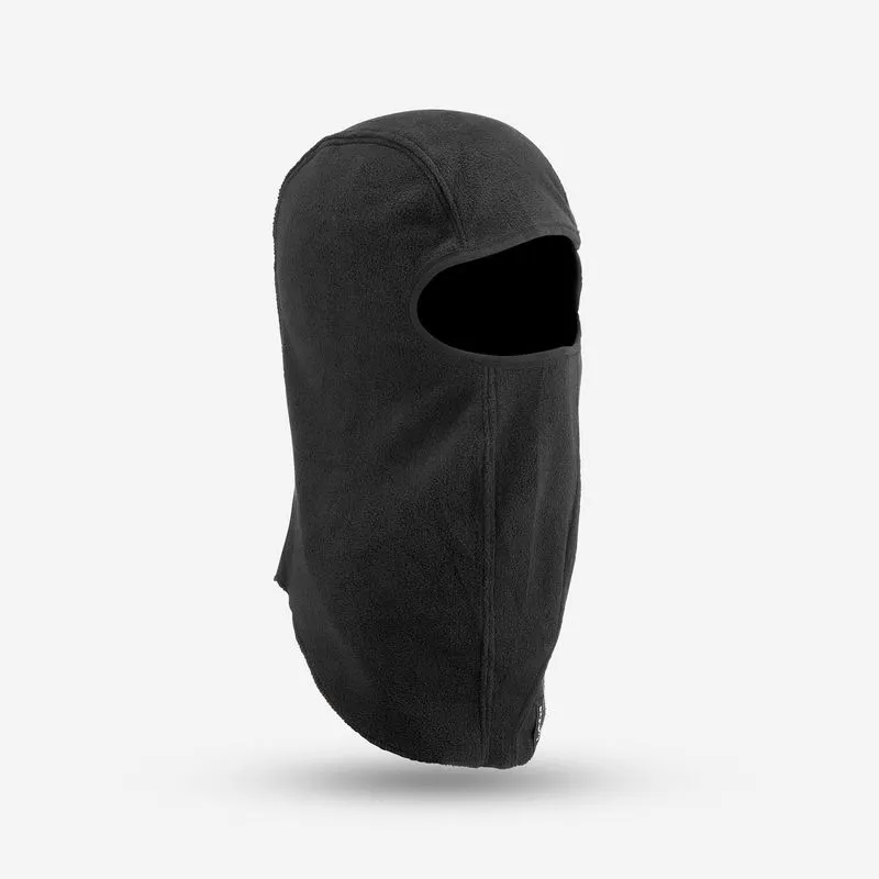 Balaclava Adulta de Esqui Fleece 100 Térmica Wedze Preta - 4P