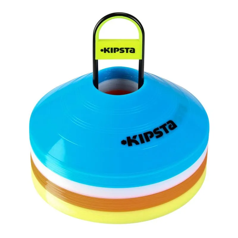 Cones em discos para treinos Kipsta SET 40 FLAT DISQUE, .