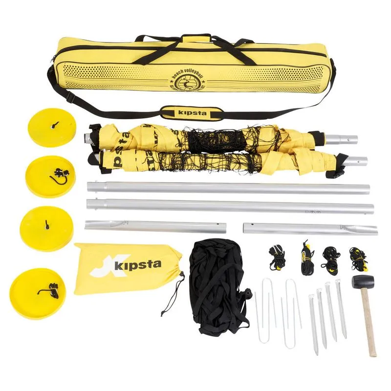 Conjunto rede de vôlei BV 700 Kipsta SET BEACH VOLLEY 700, .