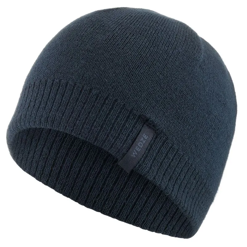Gorro Adulto de Esqui Simple Wedze Azul Marinho, UNICO