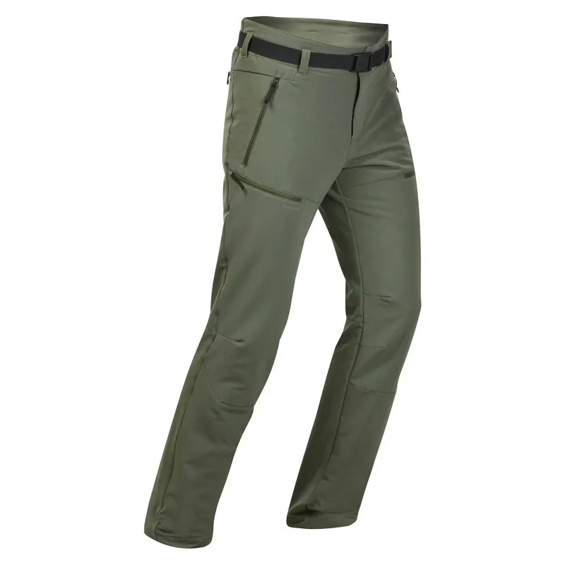 Calças quentes resistentes à água de Caminhada na neve Homem SH500 MOUNTAIN Calça Masculina de Trilha na Neve SH500 Quechua Verde - 42 BR