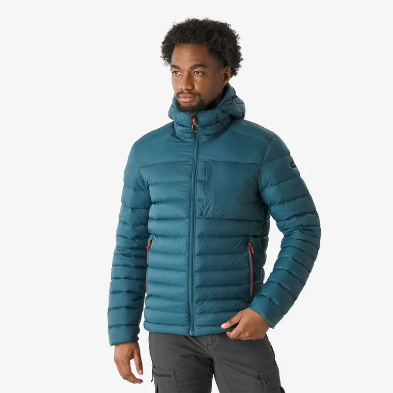 Jaqueta Masculina de Trekking MT500 -10°c Forclaz Azul Jaqueta masculina de Trekking MT500 -10°C, S.