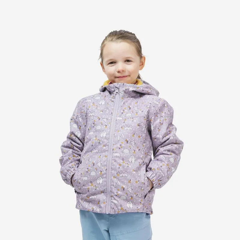 Jaqueta Infantil de Esqui 100 Quechua Roxa - 5 ANOS
