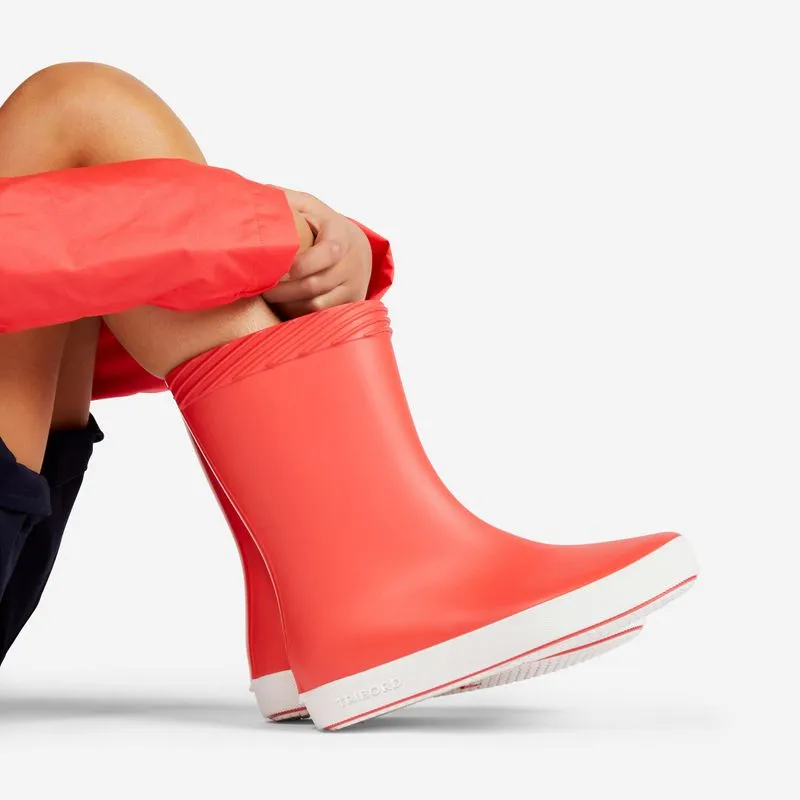 Bota infantil impermeável de chuva 100, 33/34 BR