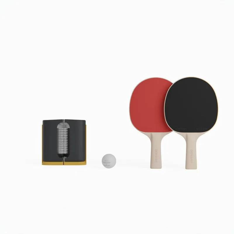 kit de Ping Pong Rollnet PPR100 Pongori Preto - UNICO