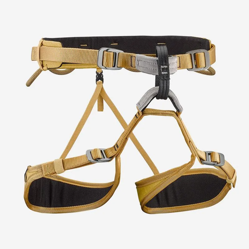 Cadeirinha Adulta de Escalada e Alpinismo Klimb Simond Ocre - P