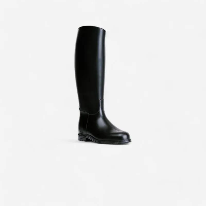 Bota Adulta de Hipismo 100 Fouganza Preta, 36 BR