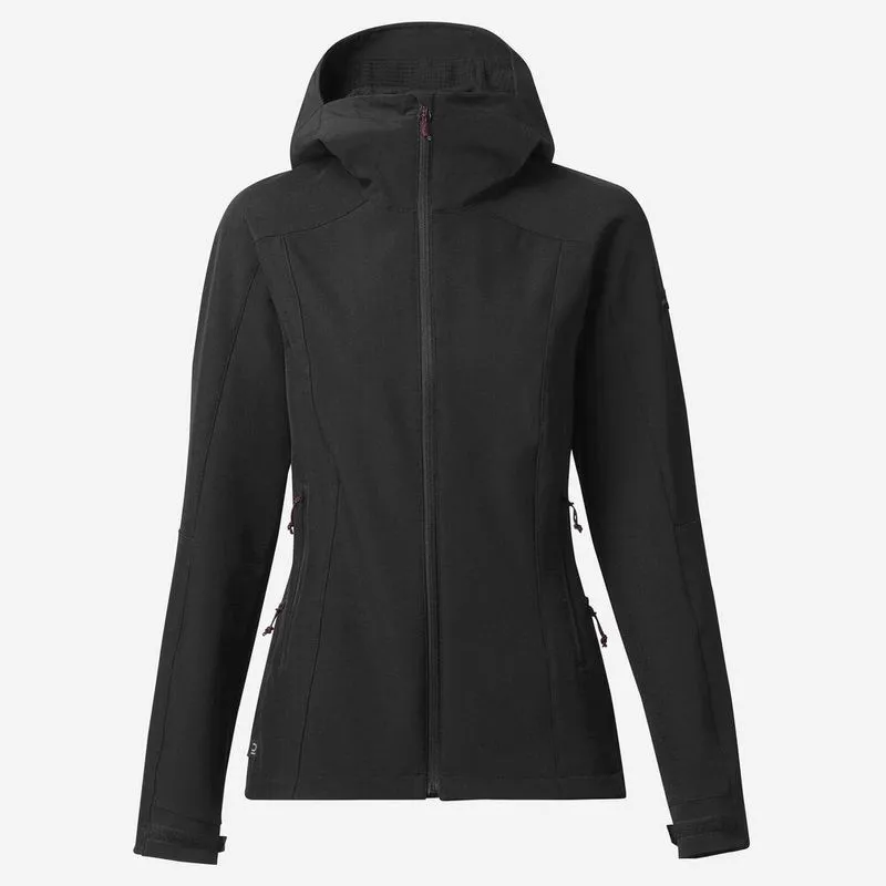Jaqueta Feminina de Trilha Softshell 500 Forclaz Preta- M