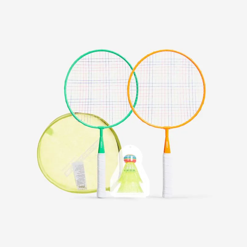 Kit Infantil de Badminton Discover Perfly Colorido Kit Discover badminton INFANTIL (kit 2 raquetes e 2 petecas), No Size