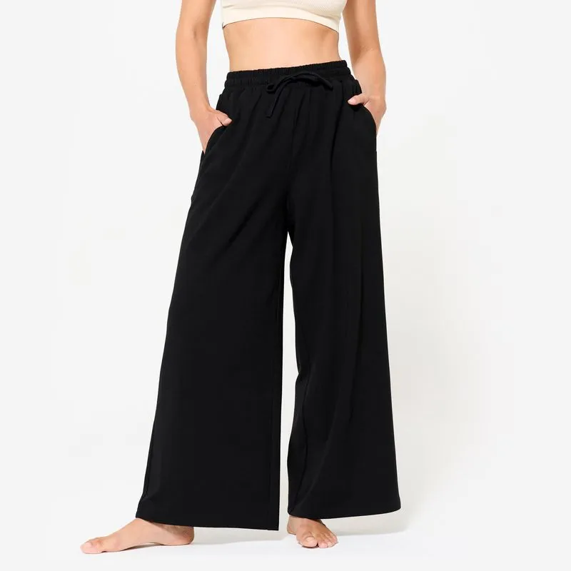 Calça Flare feminina de Ginástica e Pilates 520, PP (L30)