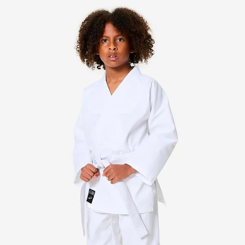Kimono Infantil de Judô com Faixa Outshock Branco Kimono de Judô 100 Infantil, 110 cm