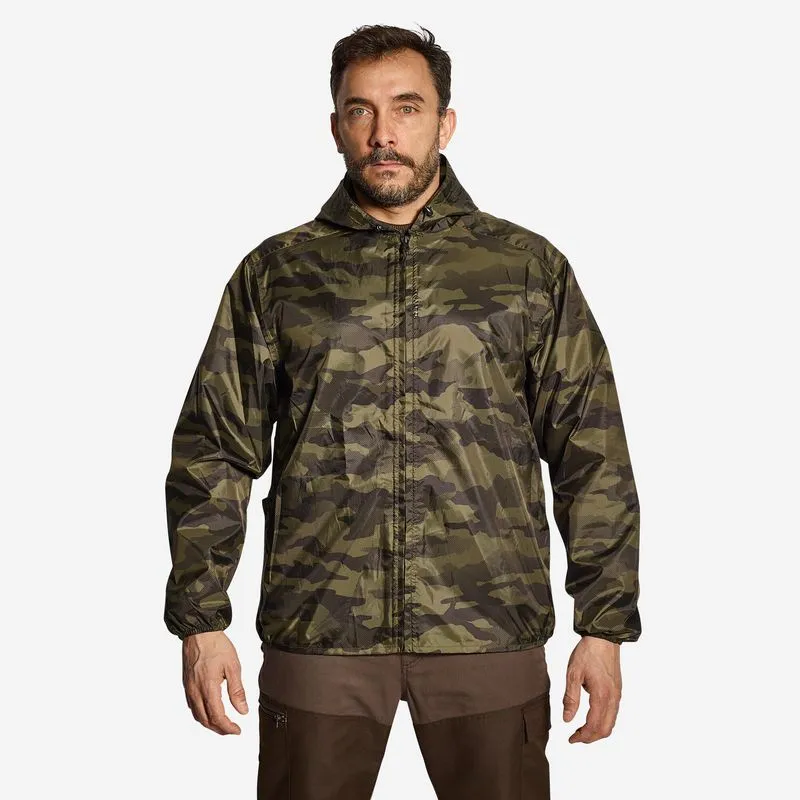 Jaqueta Masculina de Natureza 100 Solognac Verde Casaco de Observação na Natureza 100, 4G