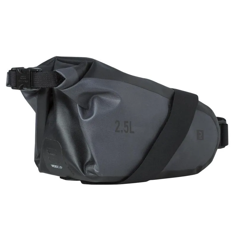 Bolsa de Selim Impermeável para Bicicleta 2,5l Riverside Preto - UNICO