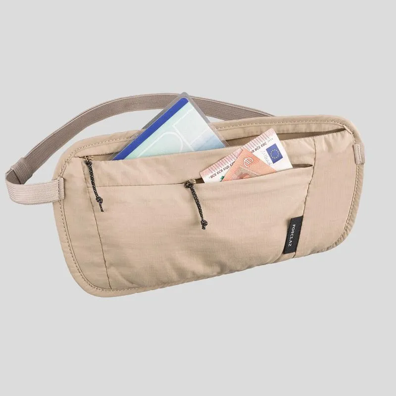 Pochete Doleira de Viagem Forclaz Bege, UNICO