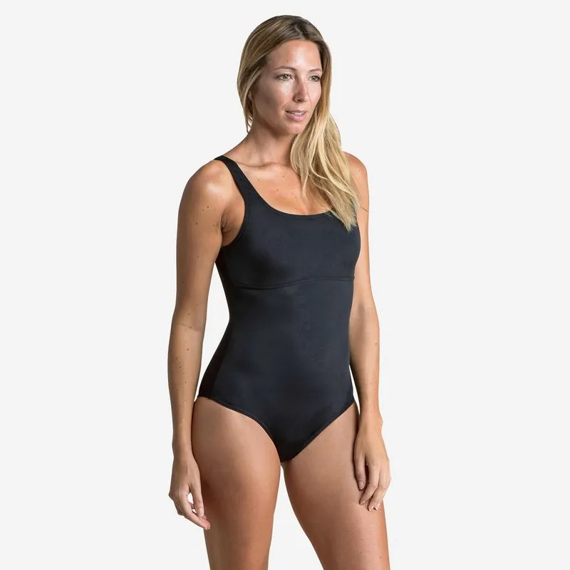 Maiô Feminino de Natação Heva U Nabaiji Preto - 36