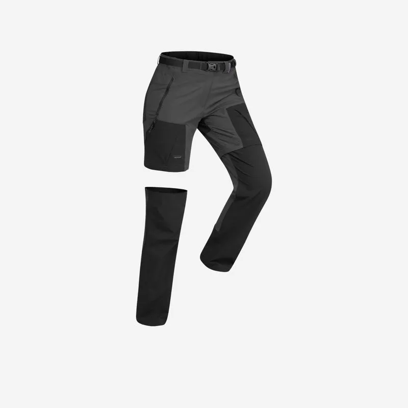 Calça Modulável Feminina de Trekking 500 Simond Cinza, 34