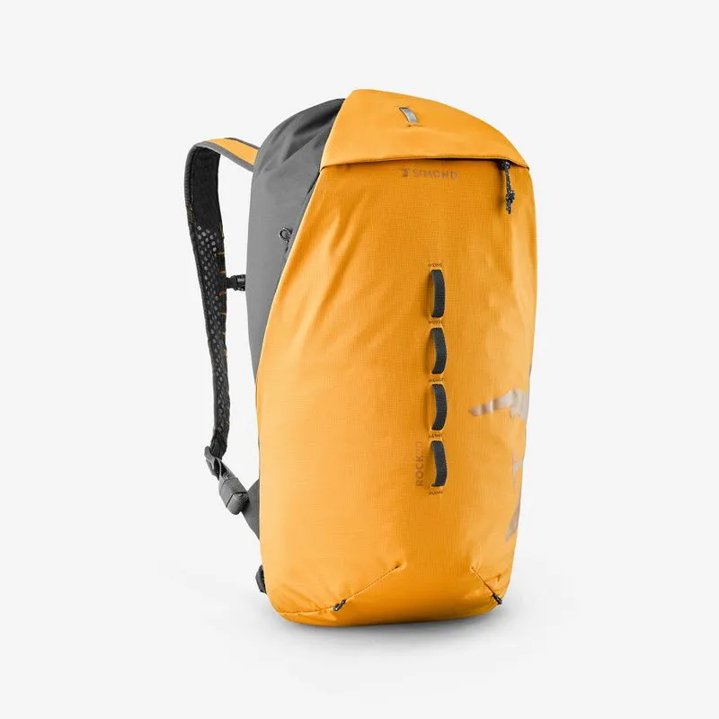 Mochila de Escalada e Alpinismo 20L Rock 20 Simond Ocre, ÚNICO