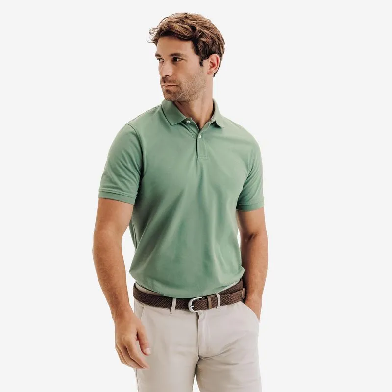 Camisa Polo Masculina de Golf MW500 Inesis Verde Polo Masculina de Golf MW500 Inesis Verde Claro, G