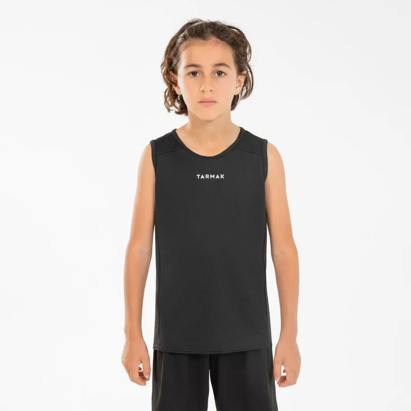 Regata infantil de Basquete T100 - preto - 10 ANOS