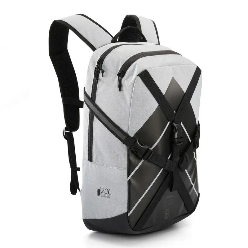 Mochila de Patins Bp100 20l Oxelo Cinza - preto - 20L