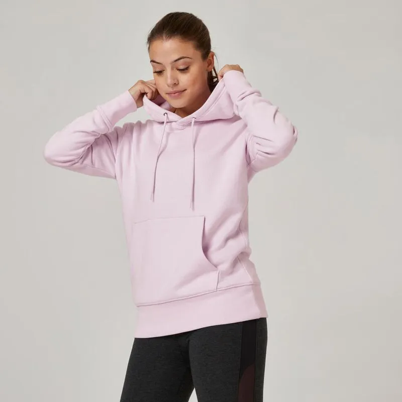 Moletom Feminino de Treino Domyos Violeta Moletom Feminino para Academia, violeta, GG