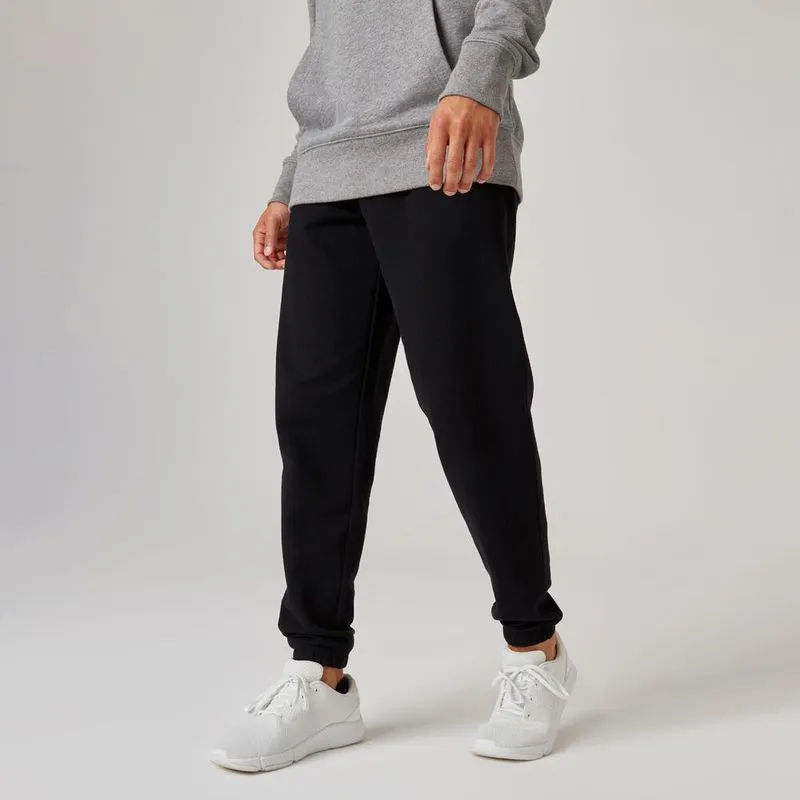 Calça Masculina de Treino Regular 500 Domyos Preta, 3G