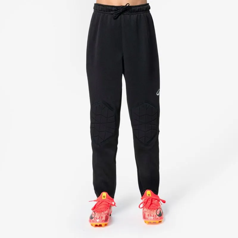 Calça Infantil de Goleiro F 100 Kipsta Preta Calça Infantil de Futebol para Goleiro F100 Kipsta Preta, 12-13 ANOS