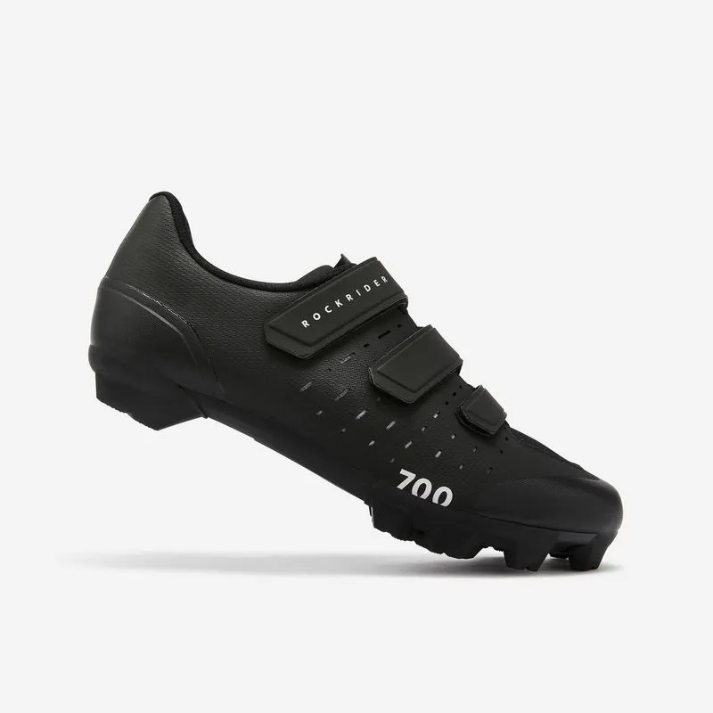 Sapatilha Adulta para Ciclismo MTB Race 700 Rockrider Preta, preto, 40 BR