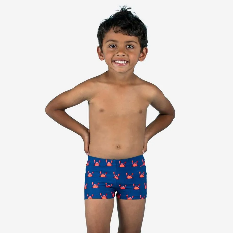 Sunga Boxer Infantil de Natação Nabaiji Azul - 12 MESES