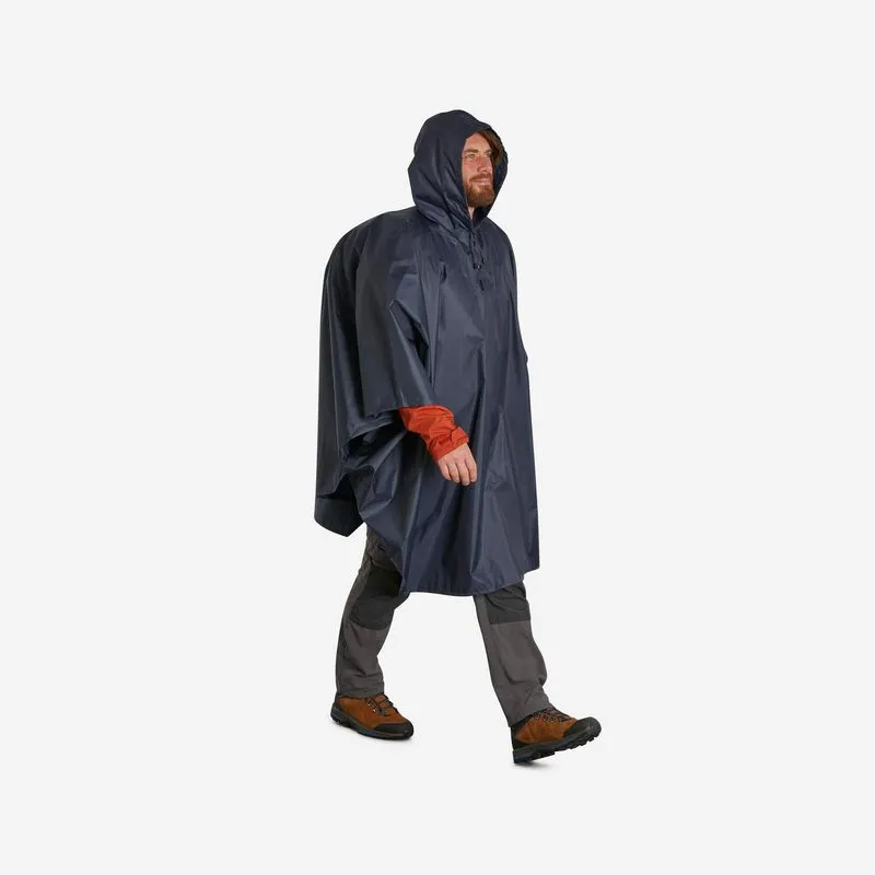 Poncho Adulto de Trilha e Trekking Forclaz Azul - G-GG