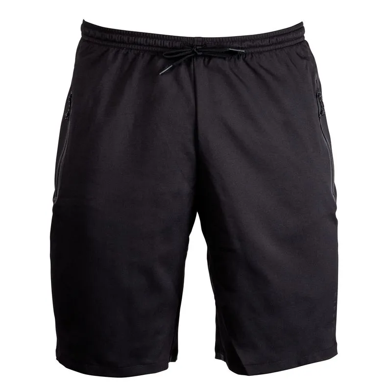 Short Masculino de Futebol com Bolsos de Zíper F500 Viralto Kipsta Preto, 3G