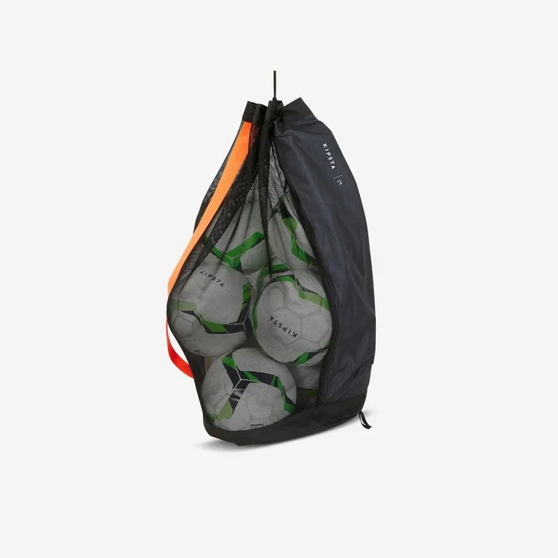 Saco de Futebol para 8 Bolas Kipsta Preto - TAMANHO ÚNICO