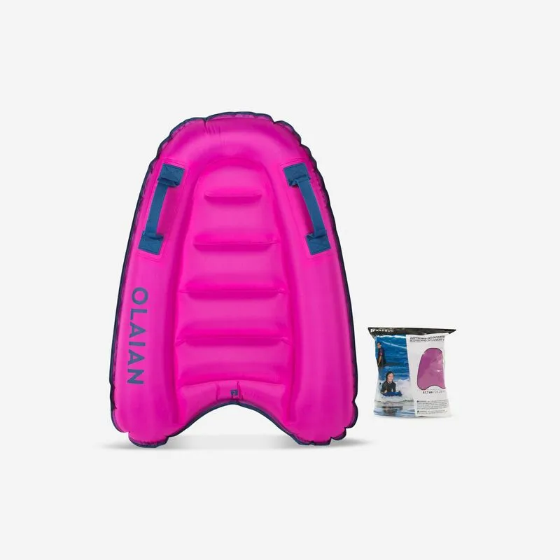 Prancha Infantil de Bodyboard Découverte Gonflable (15 25kg) Olaian Rosa - PP