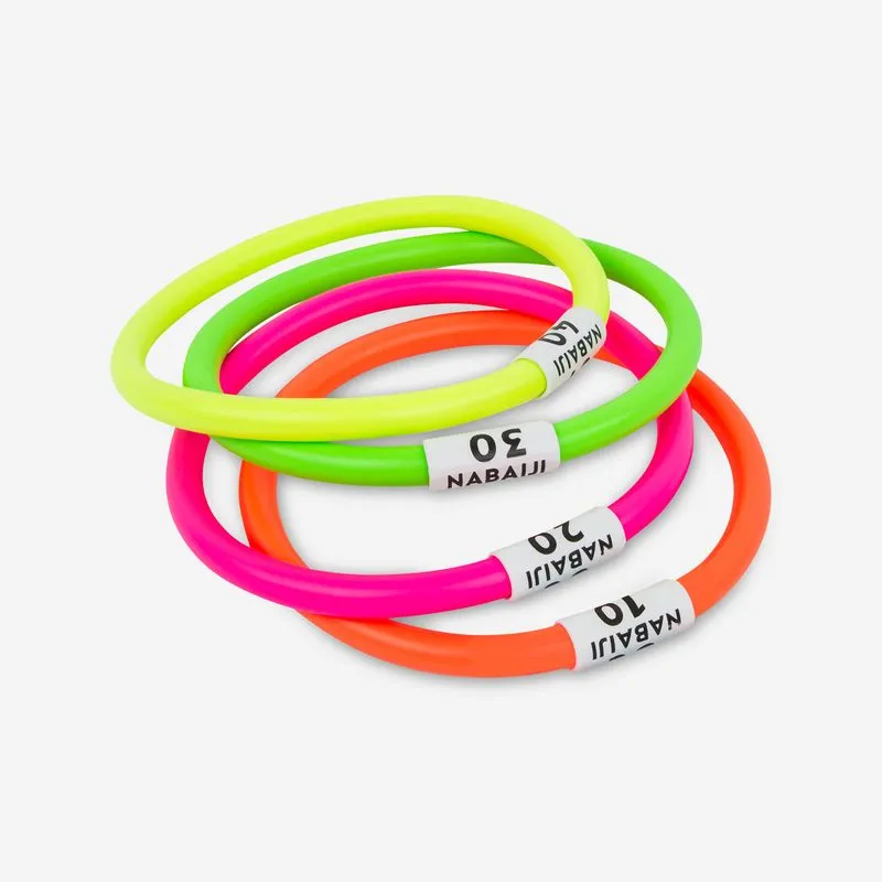 Argolas Natação lastro(conjunto com 4), ÚNICO