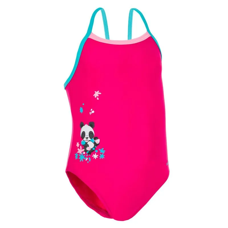 Maiô bebê de natação madina 1pbg madina ani pink**, age 4 Rosa 4 ANOS