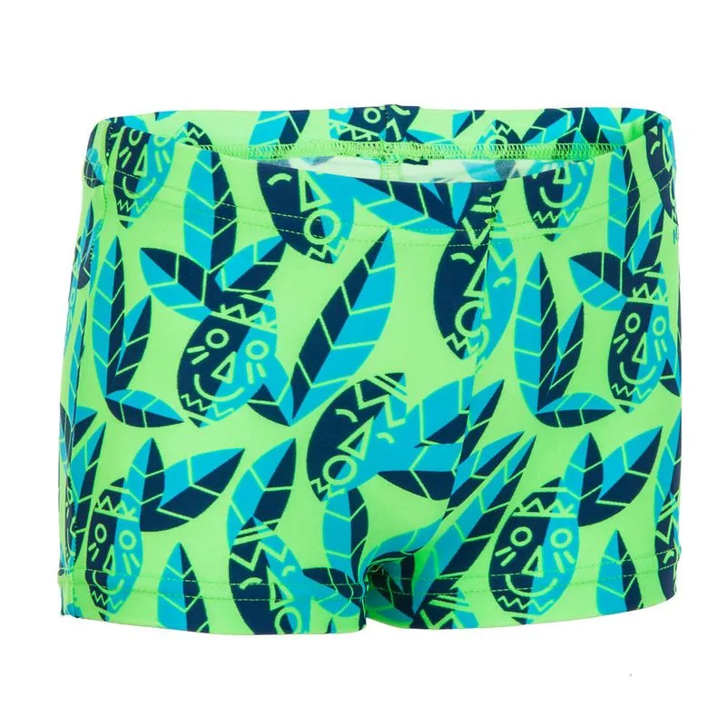 Sunga boxer Bebê de Natação Verde Boxer bb titou cute navy***, age 4 Verde 2 ANOS