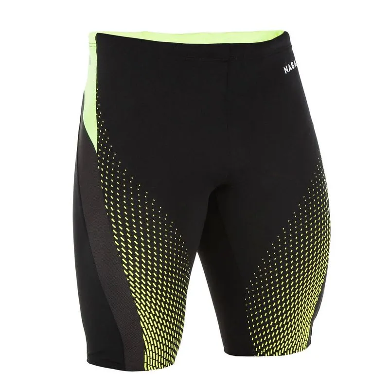 Sunga Jammer Masculina de Natação 500 First Jammer 500 fit blue turn, uk 44 - eu 52 Preto 38