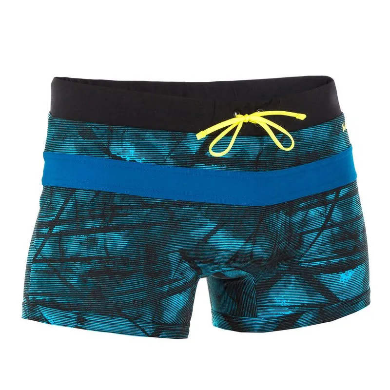 Sunga boxer masculina de Natação 100 Pool Tex Boxer 100 pool all tex bla, uk 42- eu 50 Preto 42