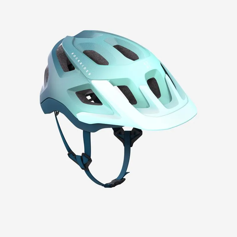 Casque vélo vtt expl 500 bleu dégradé, G