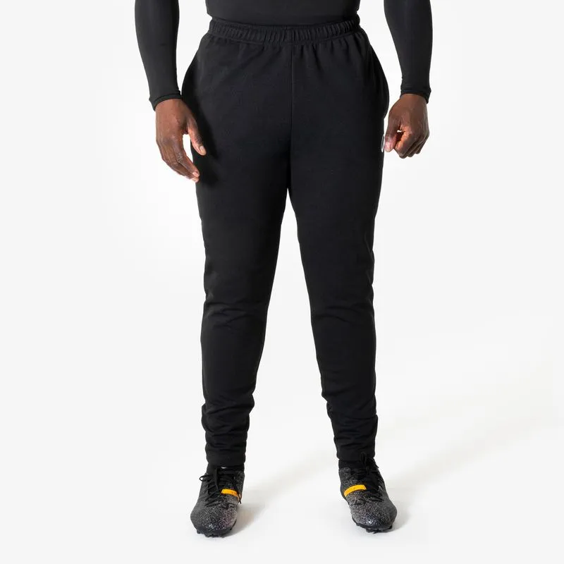 Calça Adulta de Futebol T100 Kipsta Preta, 3G