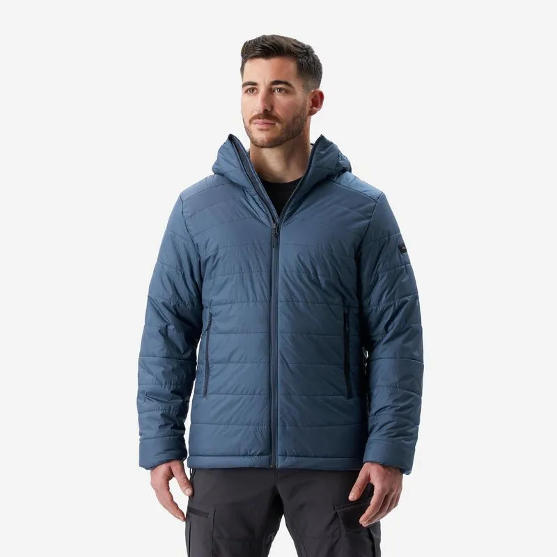 Jaqueta Masculina de Trilha MT100 Térmica Forclaz Azul - P