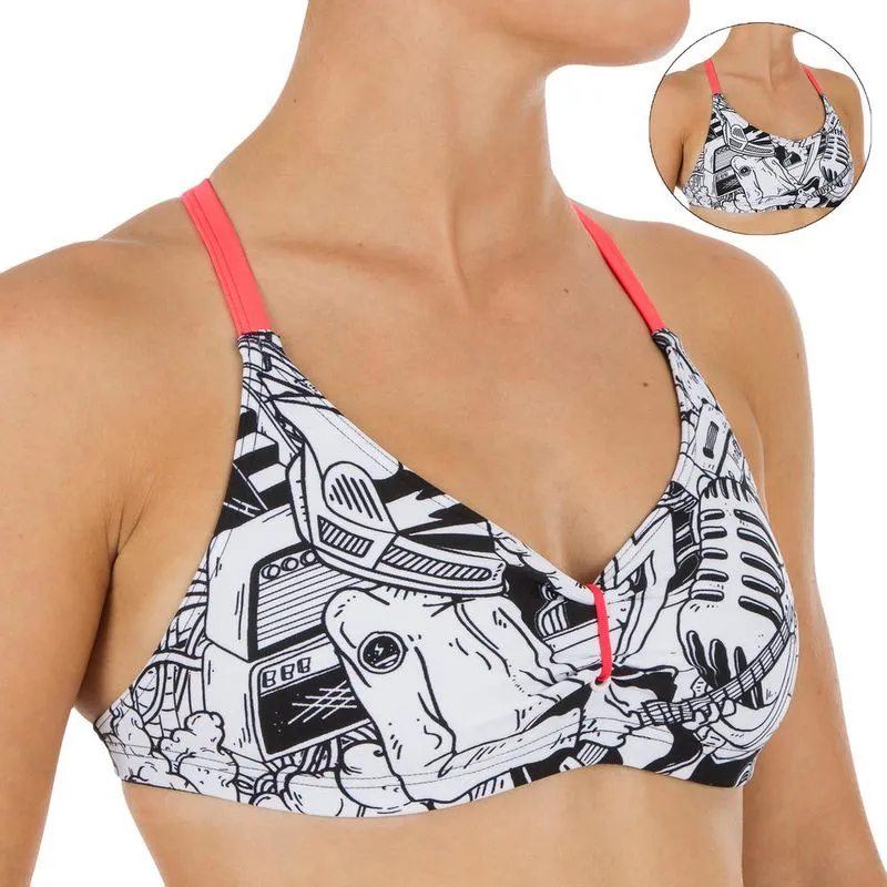Top de natação jana feminino Branco TOP 900 JANA FULLROCK BW** UK 16 - EU 44