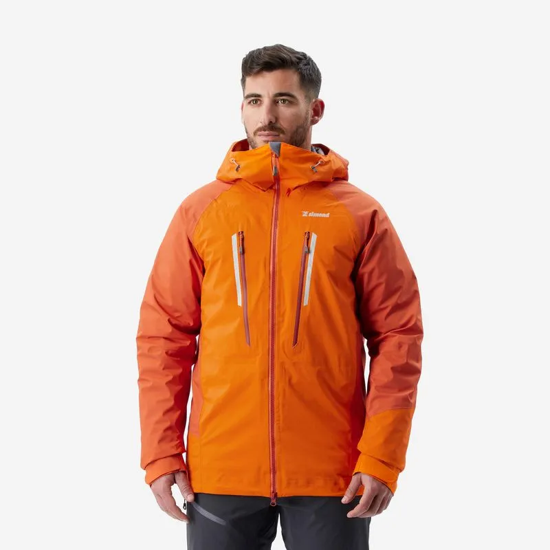Jaqueta Masculina Impermeável para Alpinismo Laranja Simond, 3G