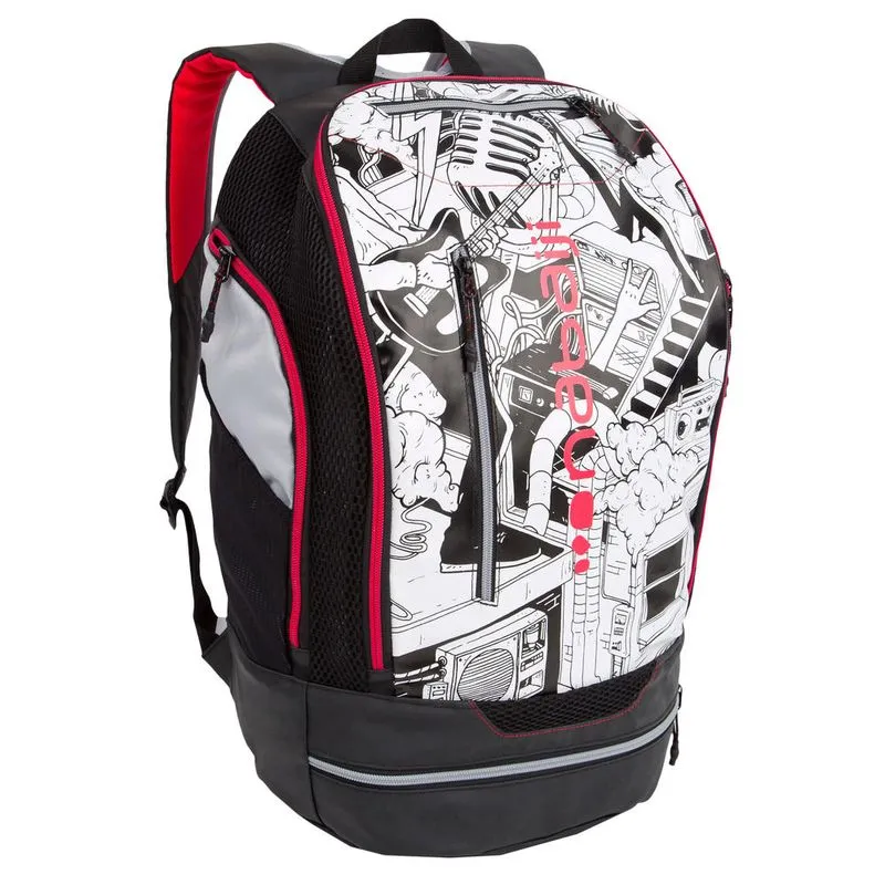 Mochila de Natação 900 - 27 Litros Nabaiji Preto BACKPACK 900 27 L PRINT RNRI, NO SIZE