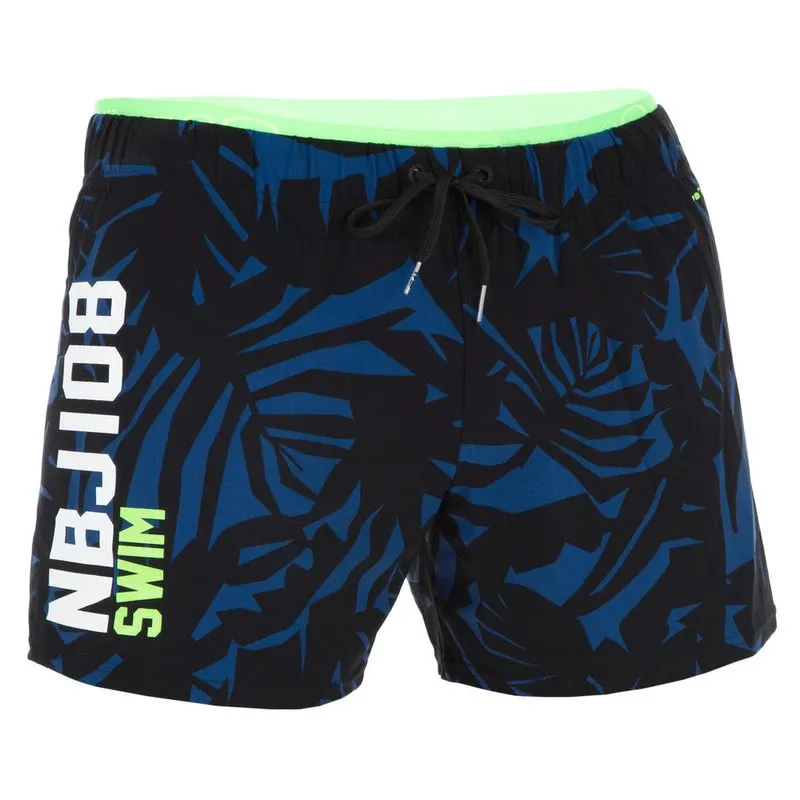 Bermuda de natação 150 masculina nabaiji Azul SWIMSHORT 100 COURT ALL LI UK 36 - EU 44