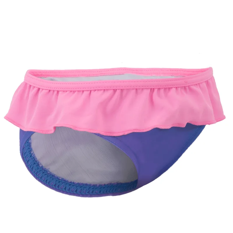 Calcinha de natação para bebês Mono 100 Nabaiji Azul-branca MONO 100 BG ALLCLOUDY PURPLE***, AGE 3
