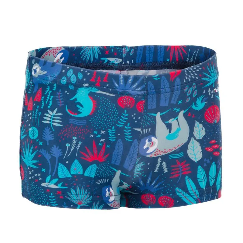 Sunga de natação boxer bebê Azul-indigo BOXER TITOU 190 BB ALLSLOTH B, 18 MONTHS