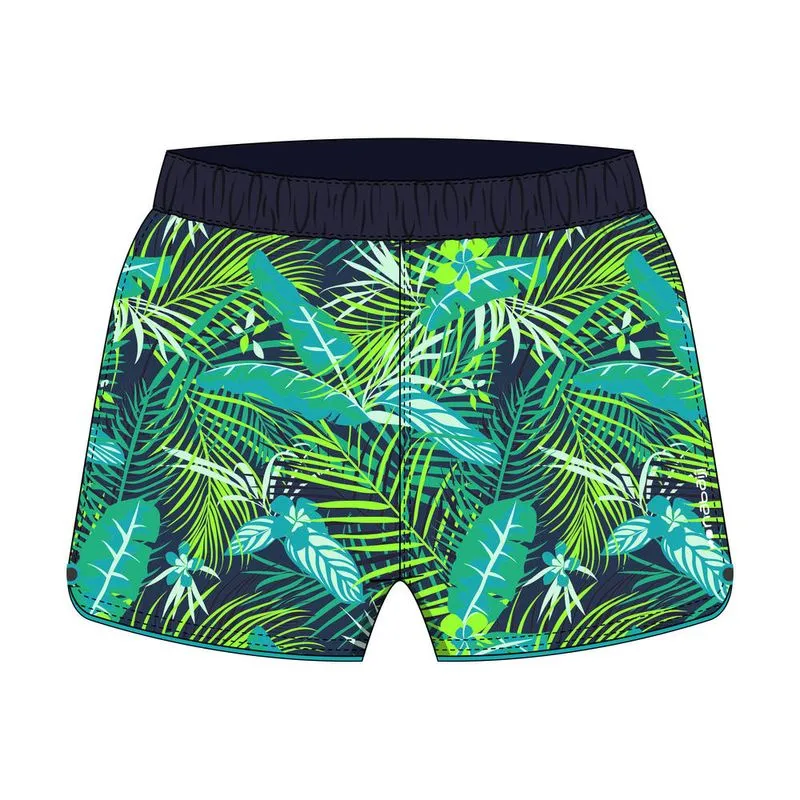 Bermuda de natação estampado bebê Verde SWIMSHORT BB TROP NAVY*, 73-75CM 12M